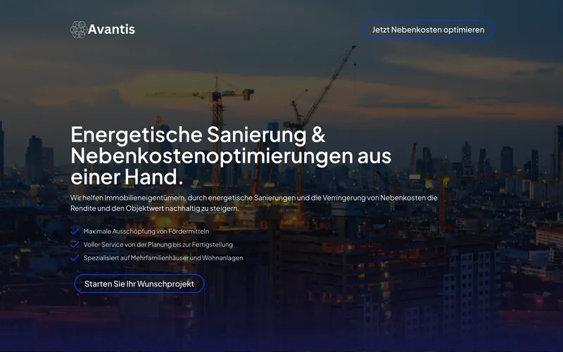 Startseite von avantis-gruppe.de