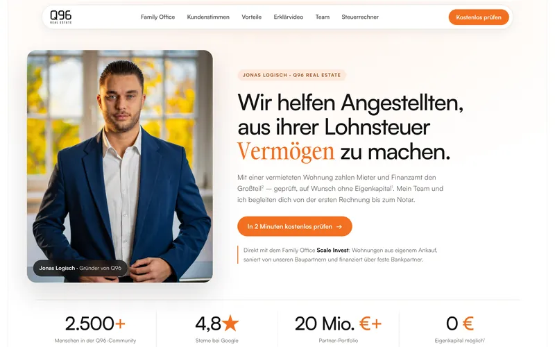 Startseite von q96.de
